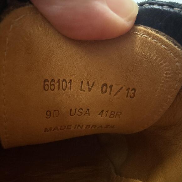 Clarks Shoes Mens Size 9 Brown Two Tone Leather Saddle Oxford Lace Up Casual - Picture 7 of 12